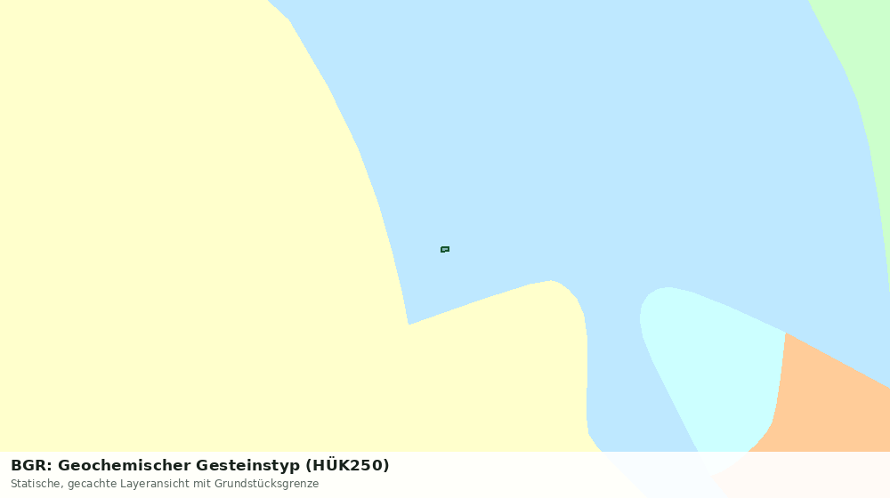 Statische Kartenansicht: BGR: Geochemischer Gesteinstyp (HÜK250)