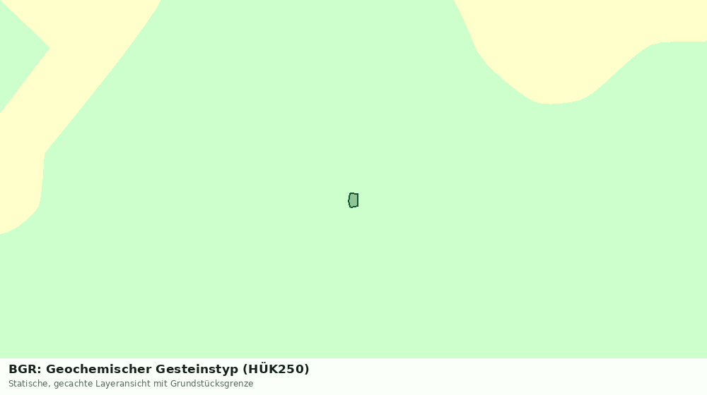 Statische Kartenansicht: BGR: Geochemischer Gesteinstyp (HÜK250)