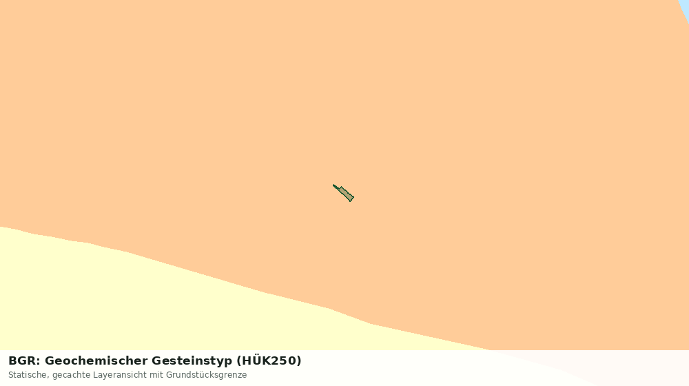 Statische Kartenansicht: BGR: Geochemischer Gesteinstyp (HÜK250)
