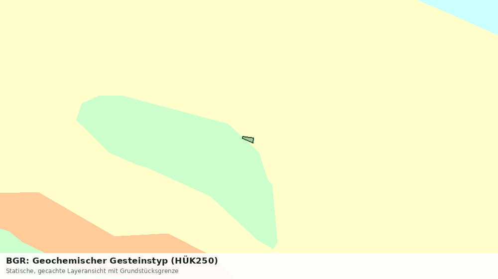 Statische Kartenansicht: BGR: Geochemischer Gesteinstyp (HÜK250)