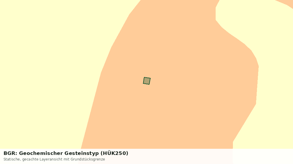 Statische Kartenansicht: BGR: Geochemischer Gesteinstyp (HÜK250)