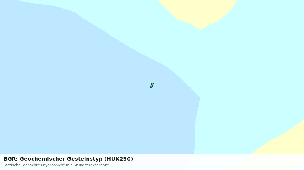 Statische Kartenansicht: BGR: Geochemischer Gesteinstyp (HÜK250)