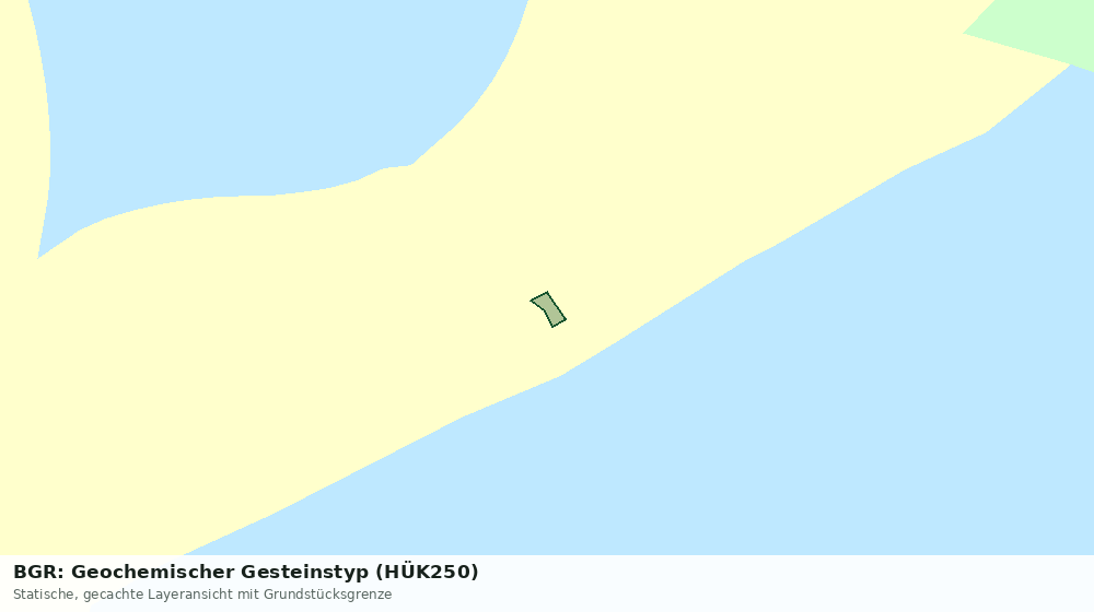 Statische Kartenansicht: BGR: Geochemischer Gesteinstyp (HÜK250)
