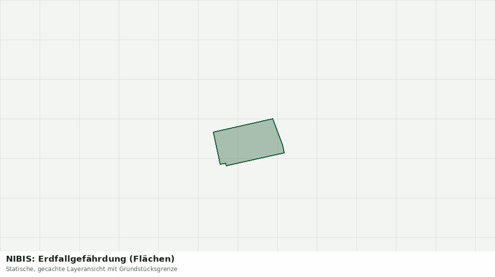 Statische Kartenansicht: NIBIS: Erdfallgefährdung (Flächen)