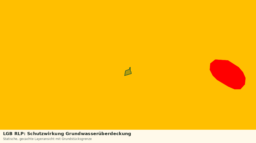 Statische Kartenansicht: LGB RLP: Schutzwirkung Grundwasserüberdeckung
