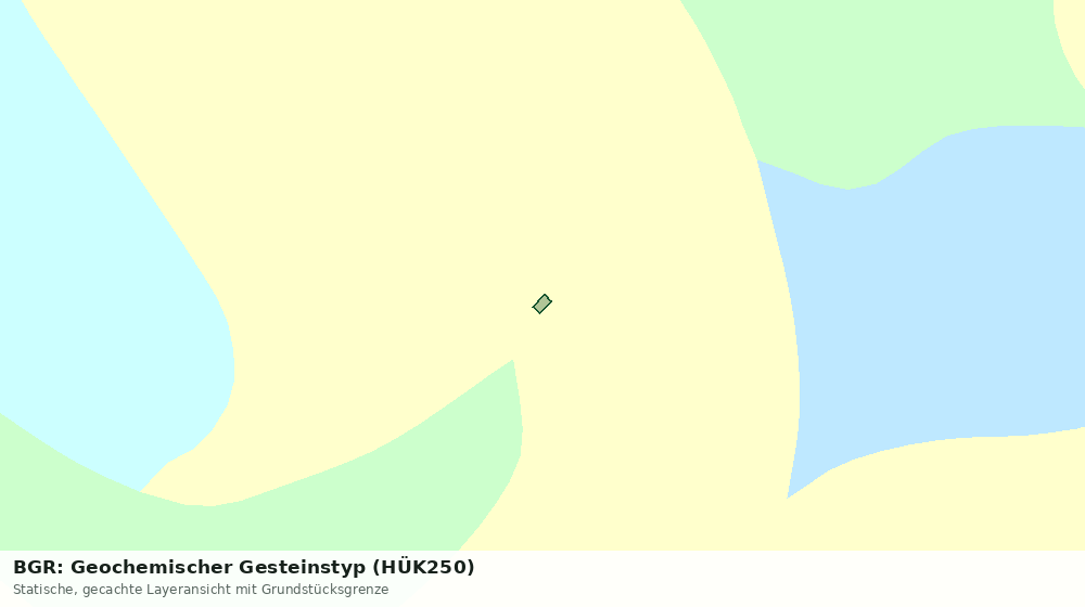 Statische Kartenansicht: BGR: Geochemischer Gesteinstyp (HÜK250)