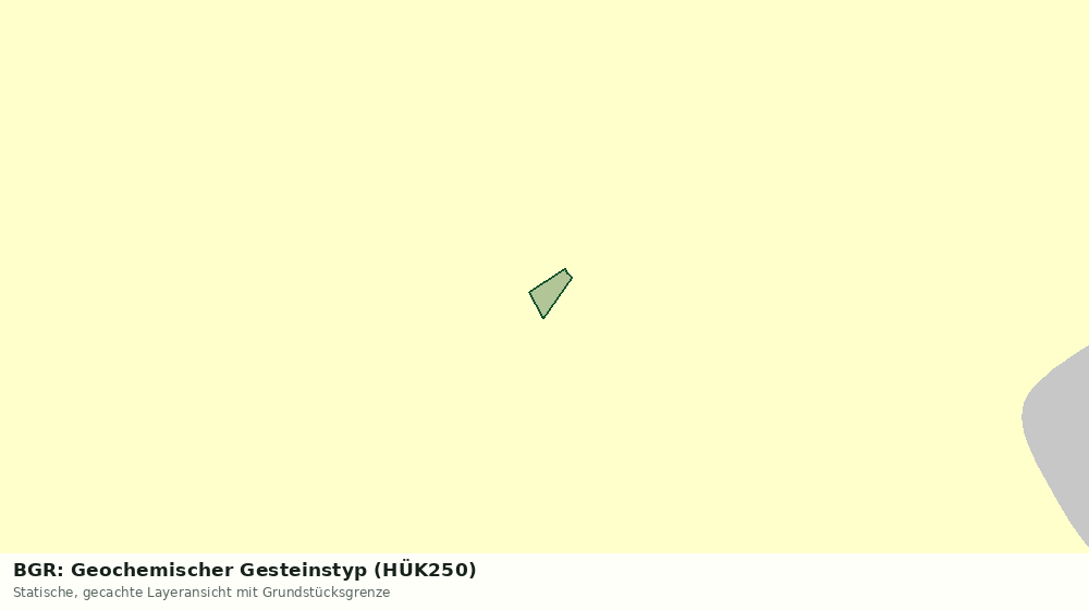 Statische Kartenansicht: BGR: Geochemischer Gesteinstyp (HÜK250)