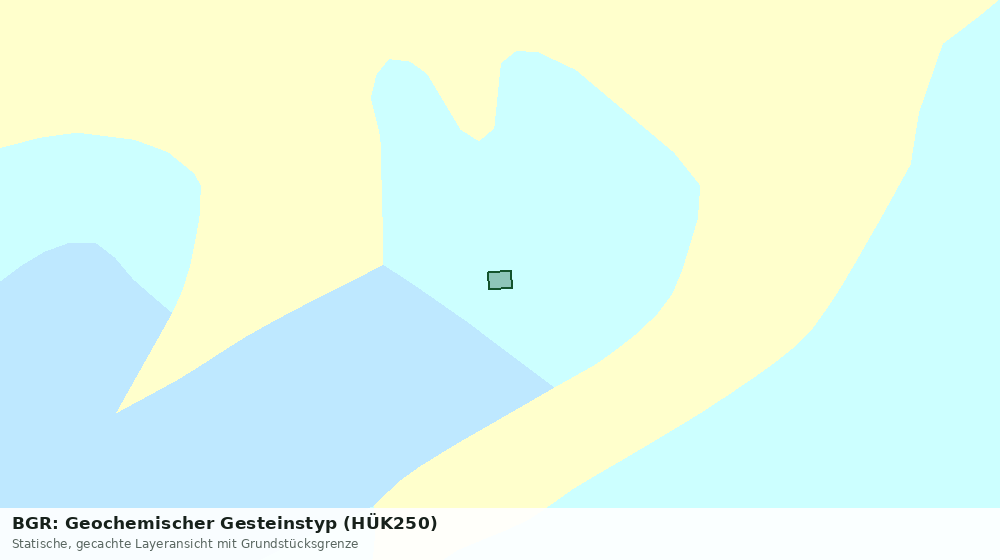 Statische Kartenansicht: BGR: Geochemischer Gesteinstyp (HÜK250)