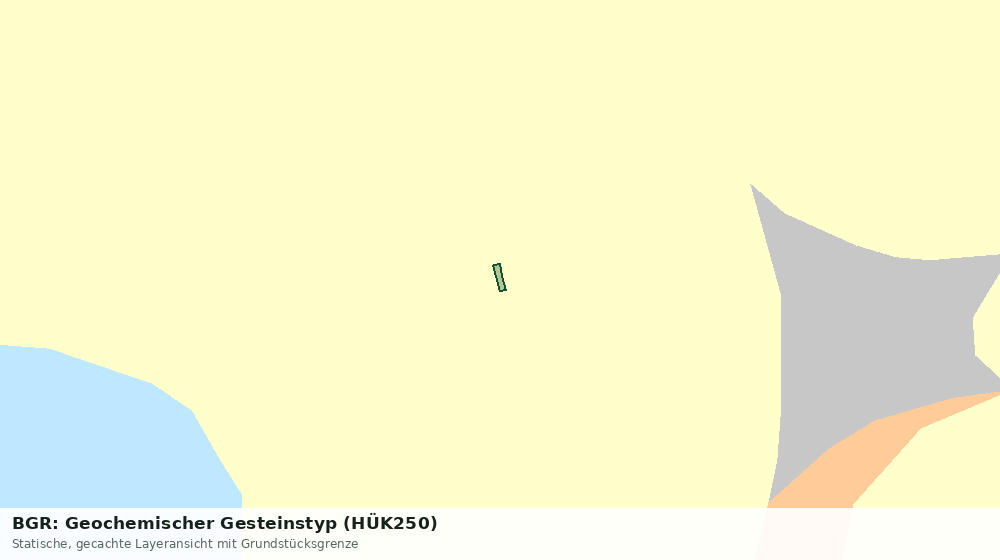 Statische Kartenansicht: BGR: Geochemischer Gesteinstyp (HÜK250)