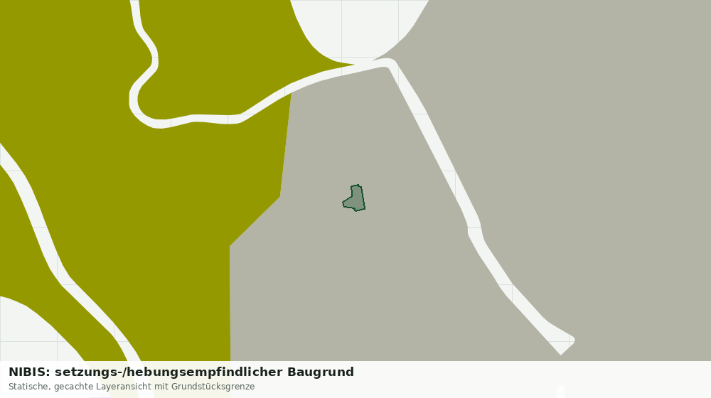 Statische Kartenansicht: NIBIS: setzungs-/hebungsempfindlicher Baugrund
