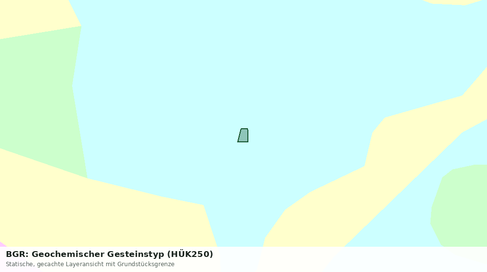 Statische Kartenansicht: BGR: Geochemischer Gesteinstyp (HÜK250)