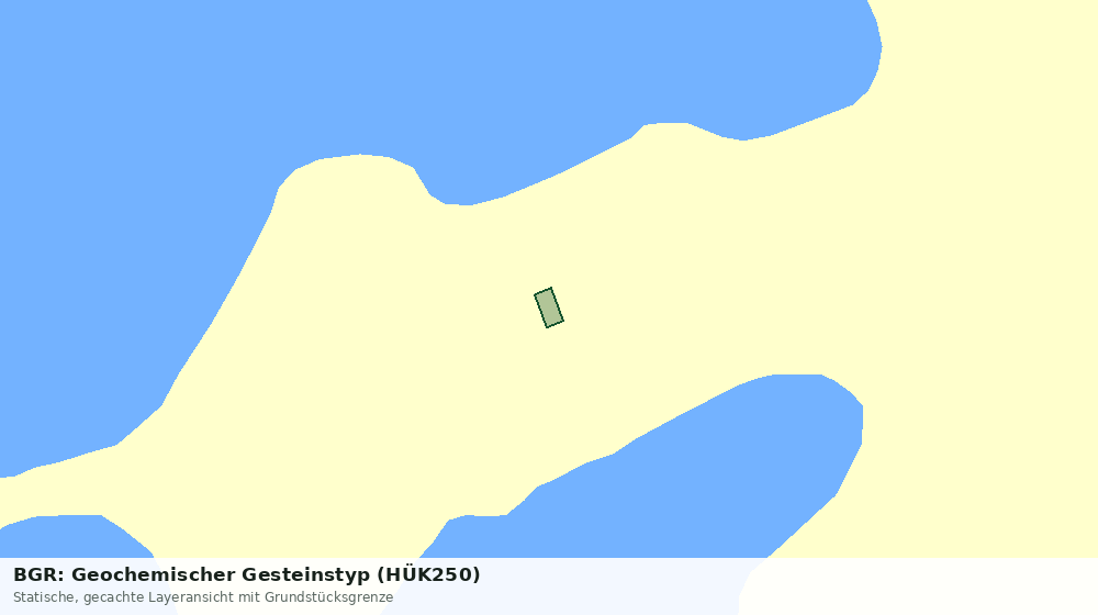 Statische Kartenansicht: BGR: Geochemischer Gesteinstyp (HÜK250)