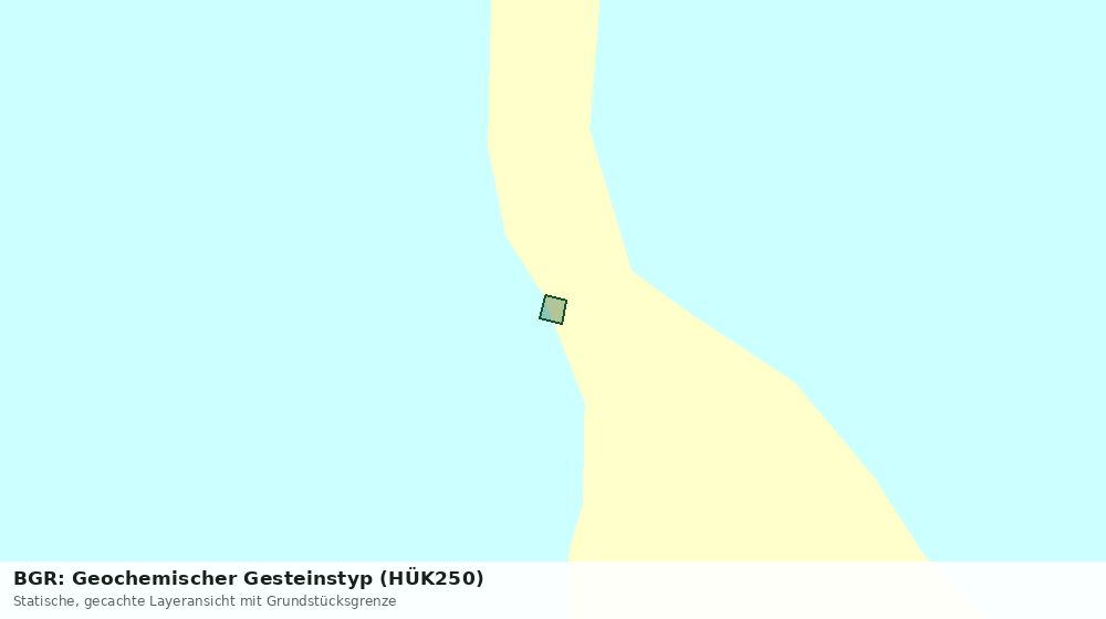 Statische Kartenansicht: BGR: Geochemischer Gesteinstyp (HÜK250)