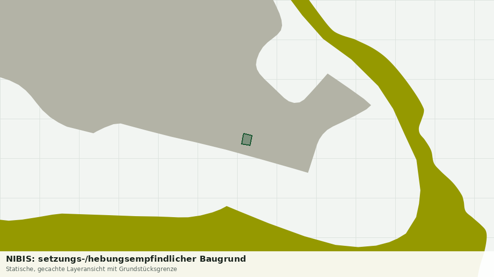 Statische Kartenansicht: NIBIS: setzungs-/hebungsempfindlicher Baugrund