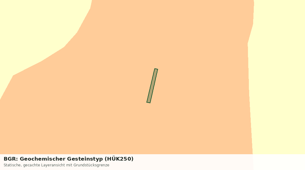 Statische Kartenansicht: BGR: Geochemischer Gesteinstyp (HÜK250)