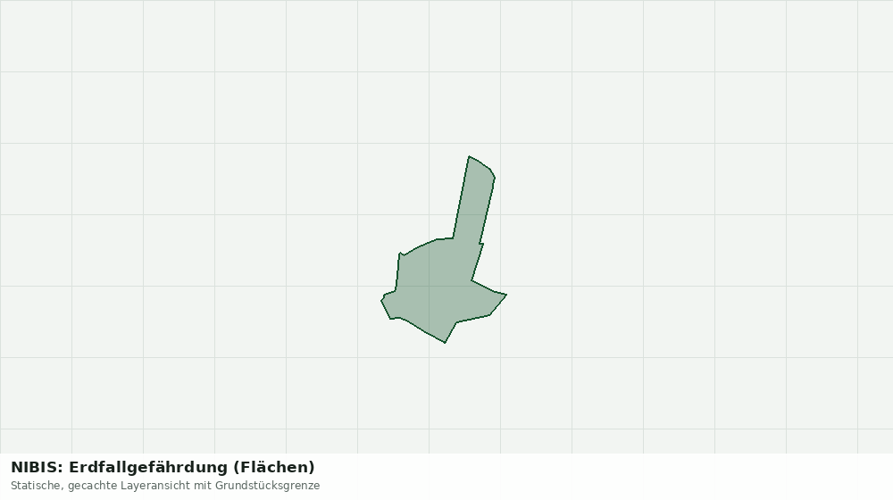 Statische Kartenansicht: NIBIS: Erdfallgefährdung (Flächen)