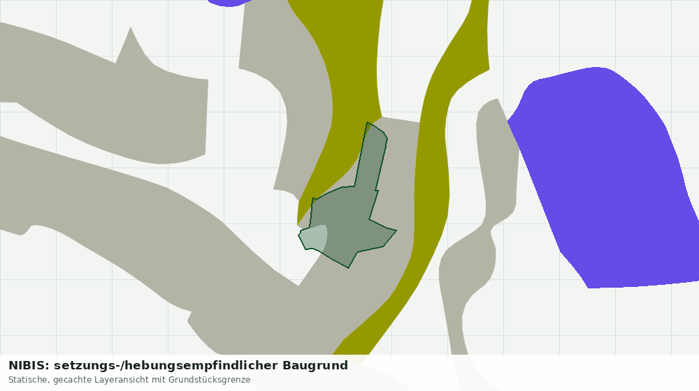 Statische Kartenansicht: NIBIS: setzungs-/hebungsempfindlicher Baugrund