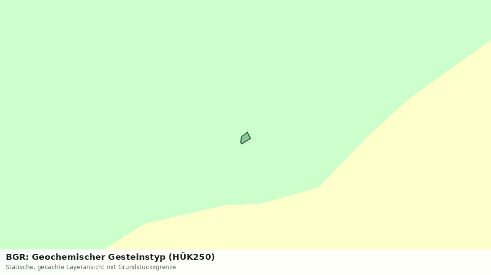 Statische Kartenansicht: BGR: Geochemischer Gesteinstyp (HÜK250)