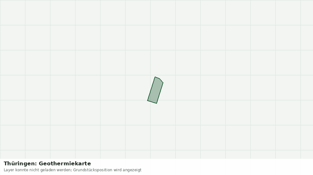 Statische Kartenansicht: Thüringen: Geothermiekarte