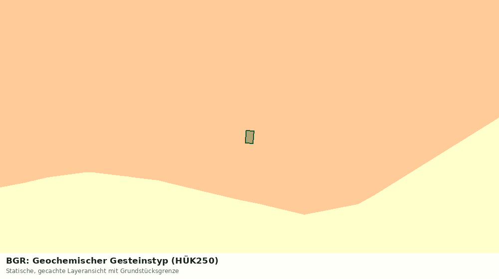 Statische Kartenansicht: BGR: Geochemischer Gesteinstyp (HÜK250)