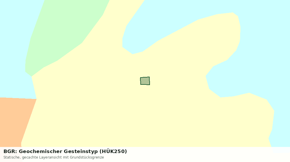 Statische Kartenansicht: BGR: Geochemischer Gesteinstyp (HÜK250)
