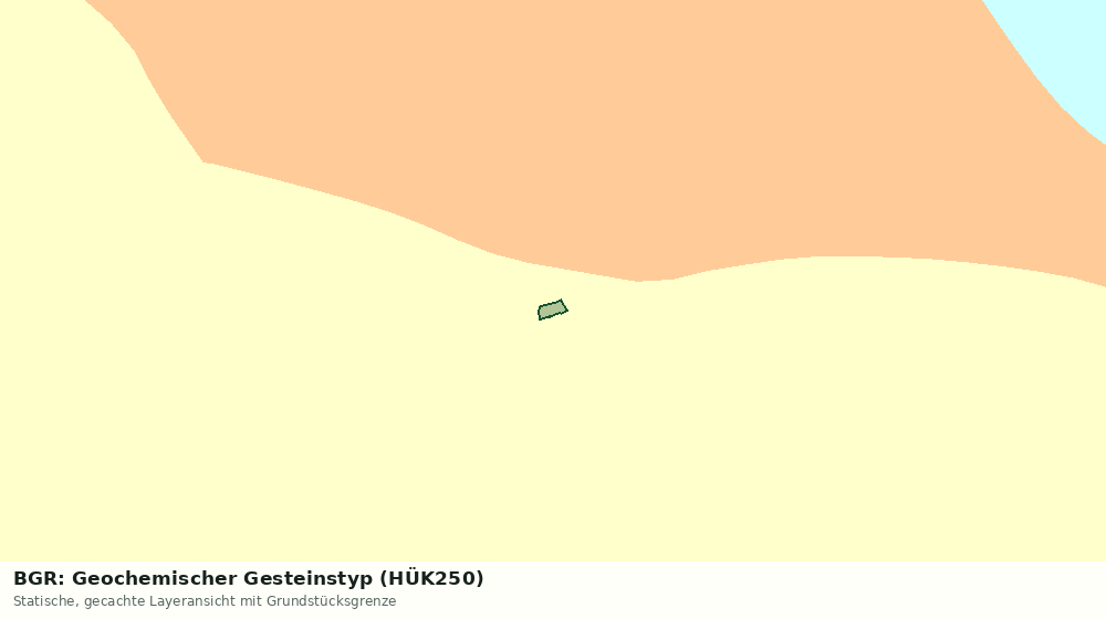 Statische Kartenansicht: BGR: Geochemischer Gesteinstyp (HÜK250)