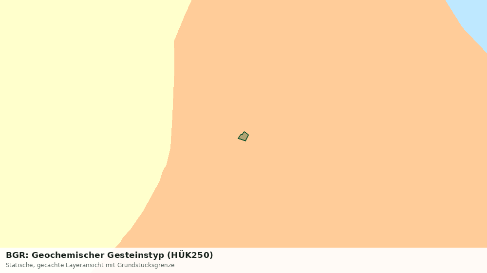 Statische Kartenansicht: BGR: Geochemischer Gesteinstyp (HÜK250)