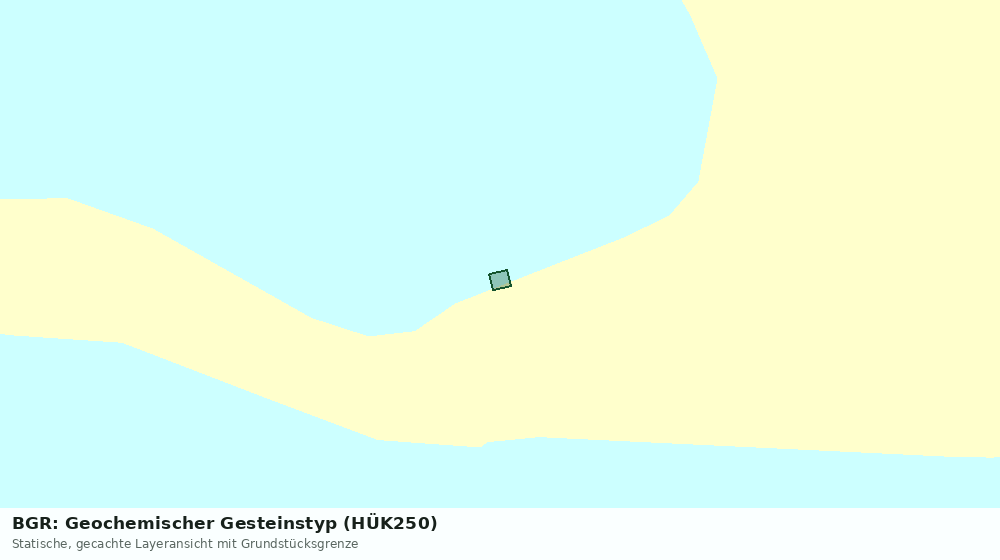 Statische Kartenansicht: BGR: Geochemischer Gesteinstyp (HÜK250)