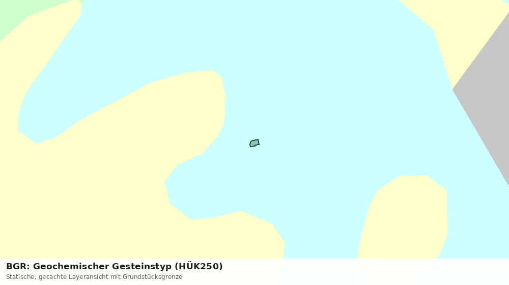 Statische Kartenansicht: BGR: Geochemischer Gesteinstyp (HÜK250)