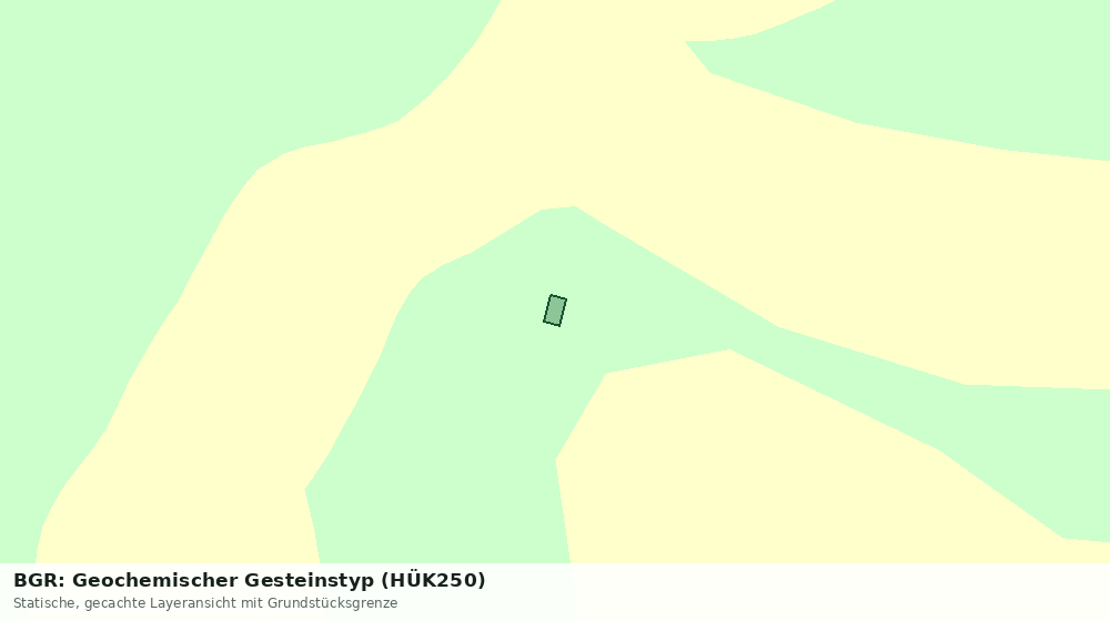 Statische Kartenansicht: BGR: Geochemischer Gesteinstyp (HÜK250)