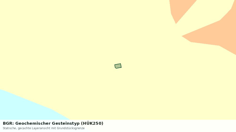 Statische Kartenansicht: BGR: Geochemischer Gesteinstyp (HÜK250)