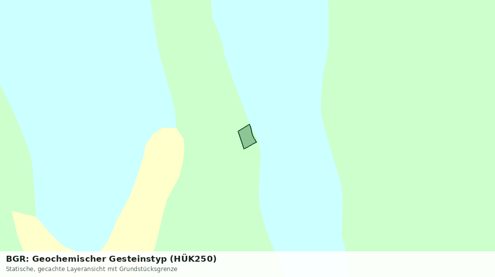 Statische Kartenansicht: BGR: Geochemischer Gesteinstyp (HÜK250)