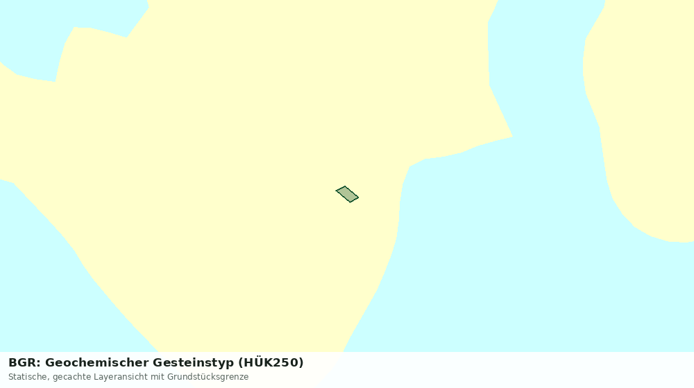 Statische Kartenansicht: BGR: Geochemischer Gesteinstyp (HÜK250)
