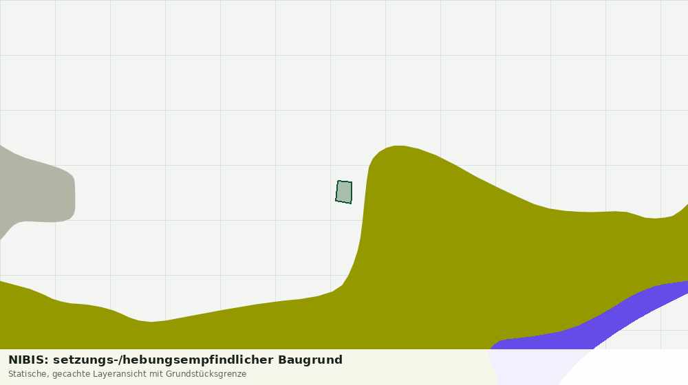 Statische Kartenansicht: NIBIS: setzungs-/hebungsempfindlicher Baugrund