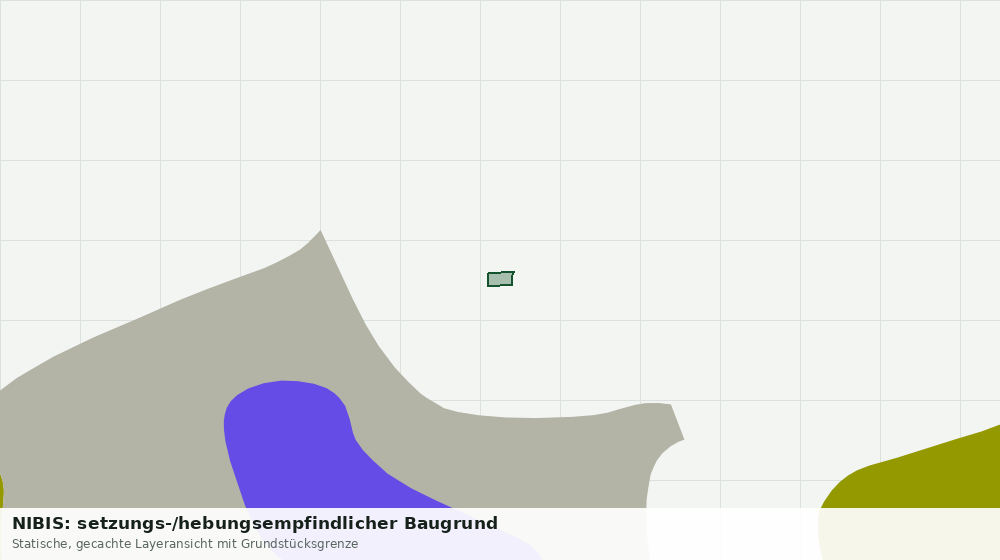 Statische Kartenansicht: NIBIS: setzungs-/hebungsempfindlicher Baugrund