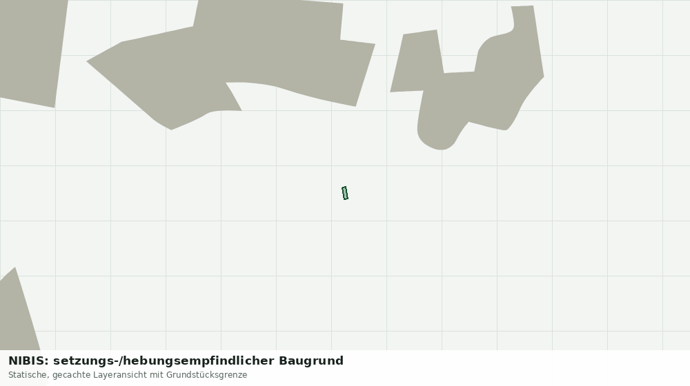 Statische Kartenansicht: NIBIS: setzungs-/hebungsempfindlicher Baugrund