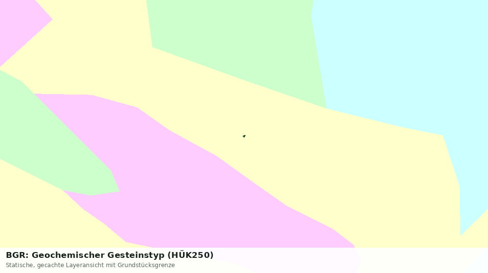 Statische Kartenansicht: BGR: Geochemischer Gesteinstyp (HÜK250)