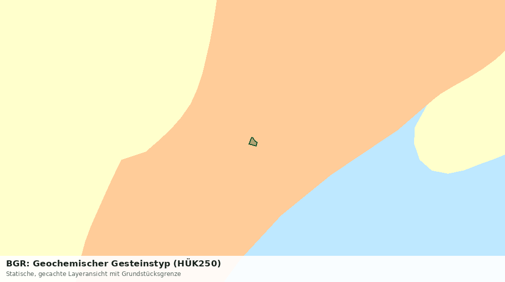 Statische Kartenansicht: BGR: Geochemischer Gesteinstyp (HÜK250)