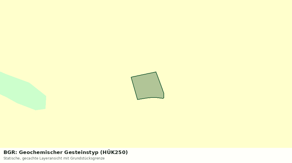 Statische Kartenansicht: BGR: Geochemischer Gesteinstyp (HÜK250)