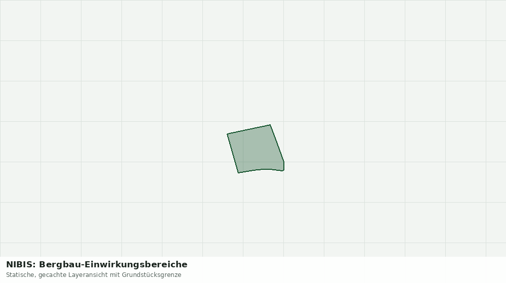 Statische Kartenansicht: NIBIS: Bergbau-Einwirkungsbereiche