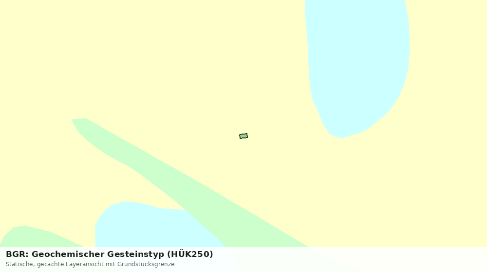 Statische Kartenansicht: BGR: Geochemischer Gesteinstyp (HÜK250)