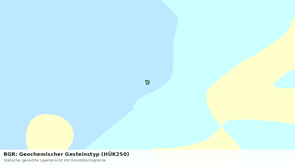 Statische Kartenansicht: BGR: Geochemischer Gesteinstyp (HÜK250)