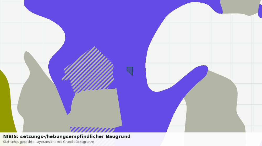 Statische Kartenansicht: NIBIS: setzungs-/hebungsempfindlicher Baugrund