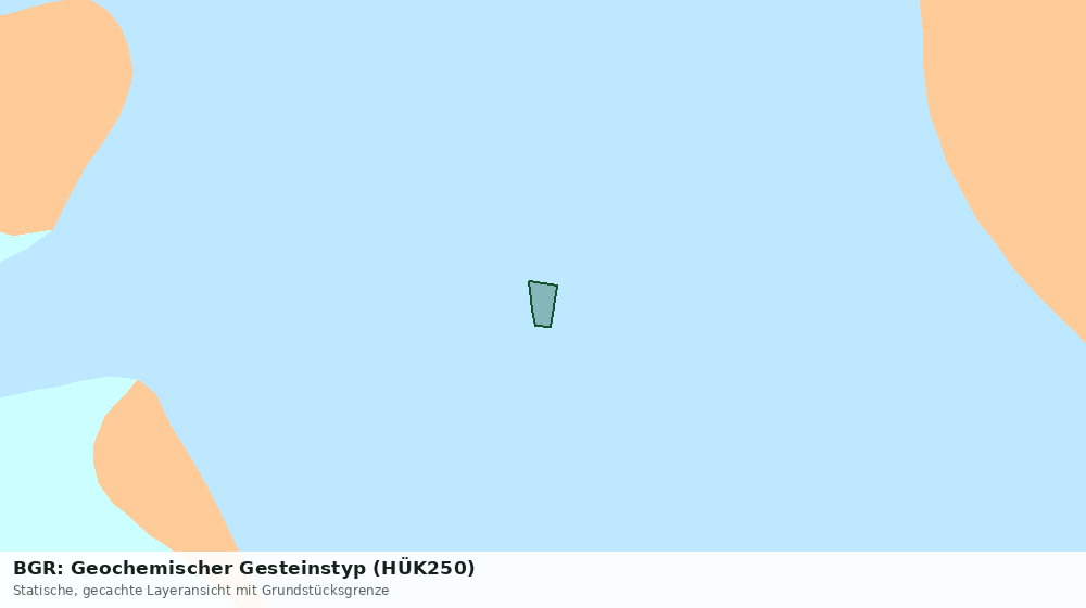 Statische Kartenansicht: BGR: Geochemischer Gesteinstyp (HÜK250)