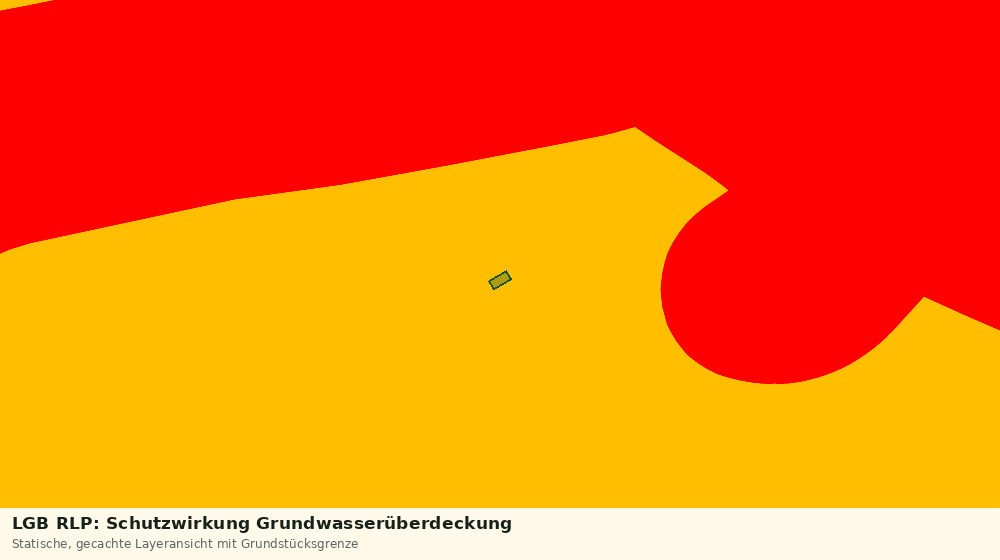 Statische Kartenansicht: LGB RLP: Schutzwirkung Grundwasserüberdeckung