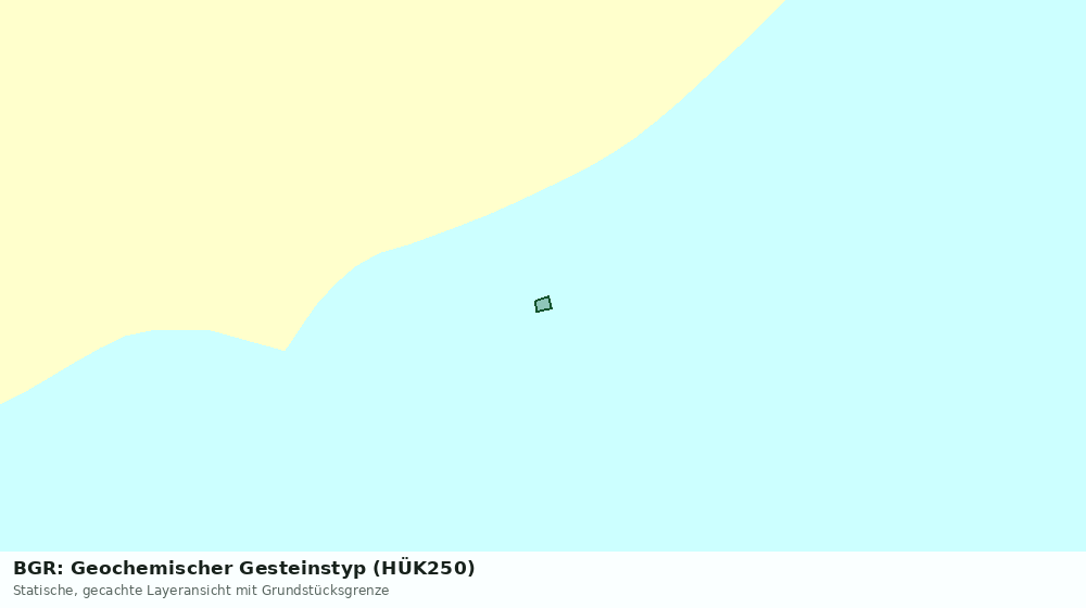 Statische Kartenansicht: BGR: Geochemischer Gesteinstyp (HÜK250)