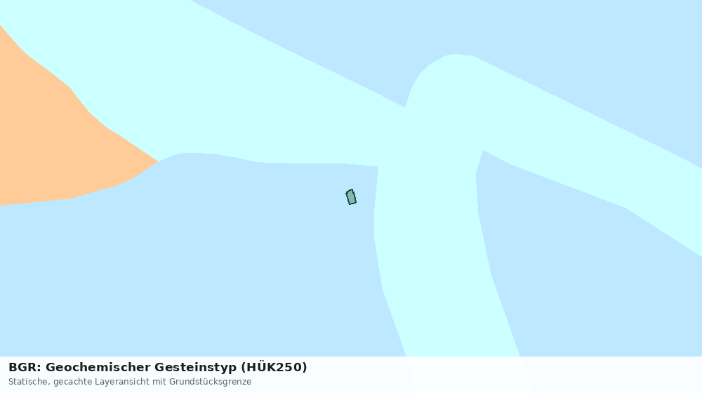 Statische Kartenansicht: BGR: Geochemischer Gesteinstyp (HÜK250)