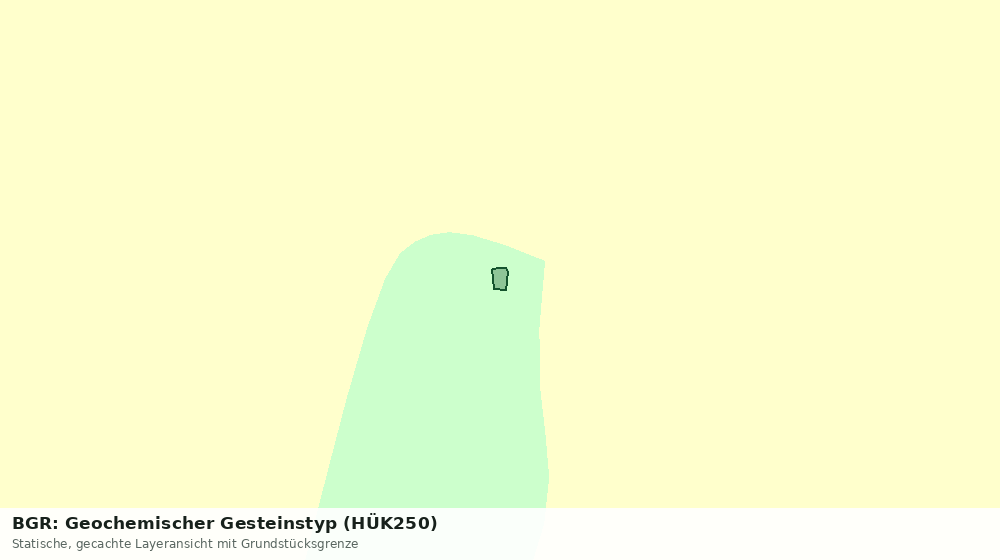 Statische Kartenansicht: BGR: Geochemischer Gesteinstyp (HÜK250)