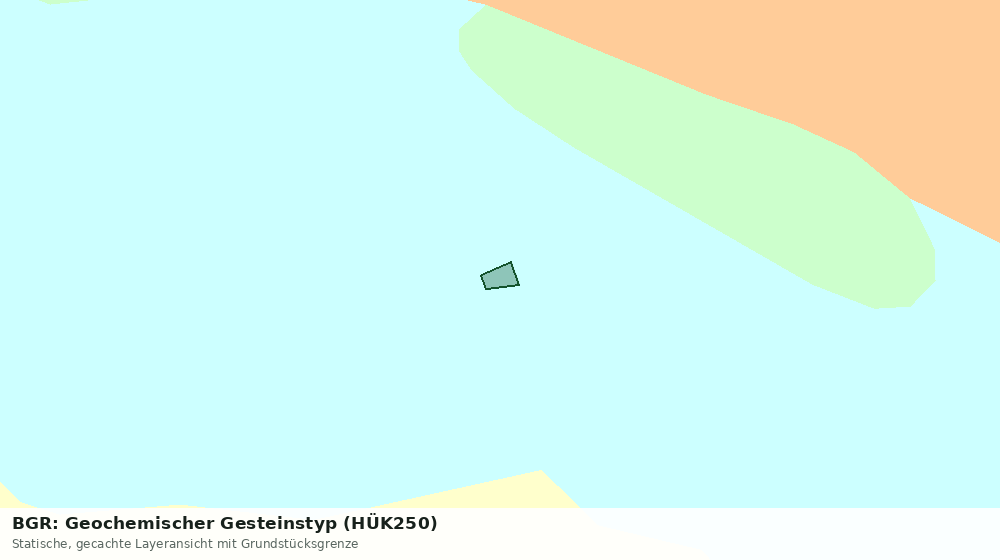 Statische Kartenansicht: BGR: Geochemischer Gesteinstyp (HÜK250)