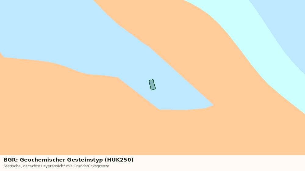 Statische Kartenansicht: BGR: Geochemischer Gesteinstyp (HÜK250)